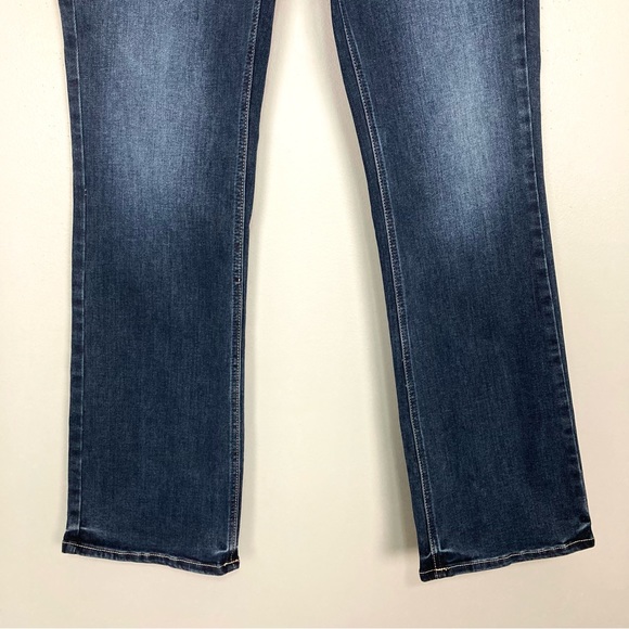 Silver Elyse Mid Rise Slim Bootcut Jeans Women’s Size 28 Western Stretch Denim - Picture 4 of 10